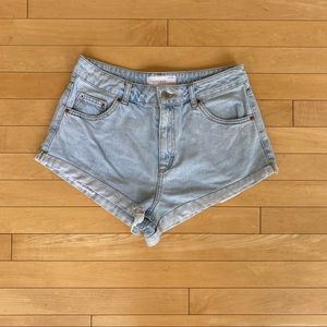 topshop jean shorts